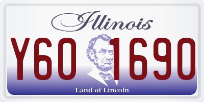 IL license plate Y601690