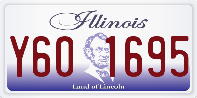 IL license plate Y601695