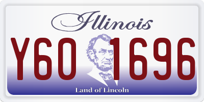 IL license plate Y601696