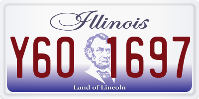 IL license plate Y601697