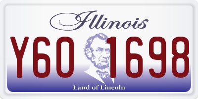 IL license plate Y601698