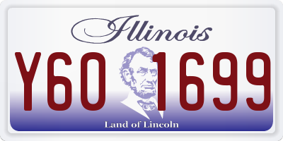 IL license plate Y601699