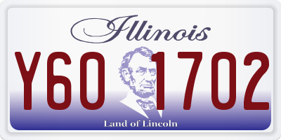 IL license plate Y601702