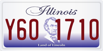 IL license plate Y601710