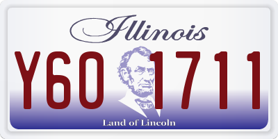 IL license plate Y601711