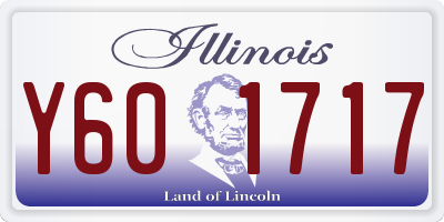 IL license plate Y601717