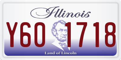 IL license plate Y601718