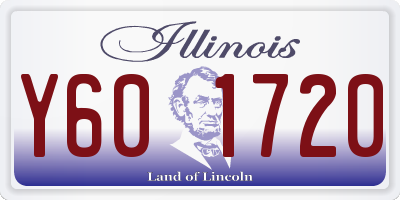 IL license plate Y601720
