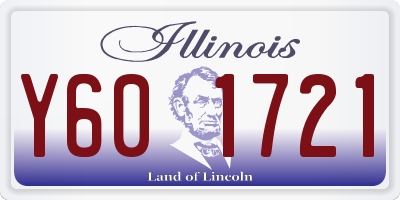 IL license plate Y601721