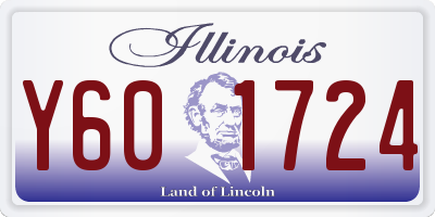 IL license plate Y601724