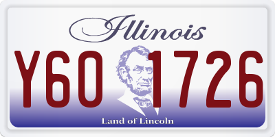 IL license plate Y601726