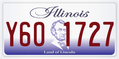 IL license plate Y601727