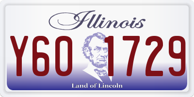 IL license plate Y601729