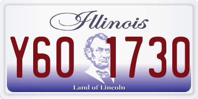 IL license plate Y601730