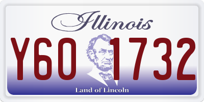 IL license plate Y601732