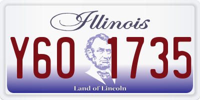 IL license plate Y601735
