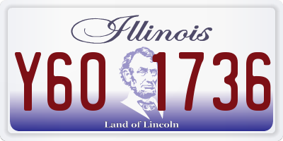 IL license plate Y601736