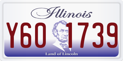IL license plate Y601739