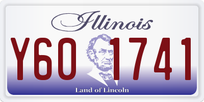 IL license plate Y601741