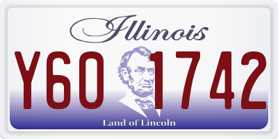 IL license plate Y601742