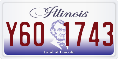 IL license plate Y601743