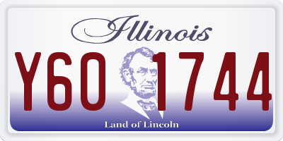 IL license plate Y601744