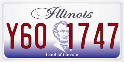 IL license plate Y601747