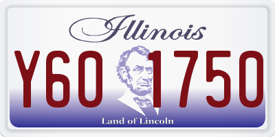 IL license plate Y601750