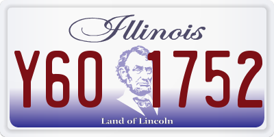 IL license plate Y601752