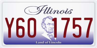 IL license plate Y601757
