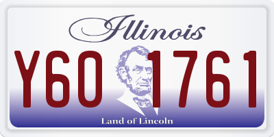 IL license plate Y601761