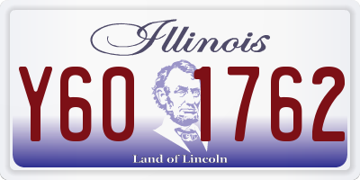 IL license plate Y601762