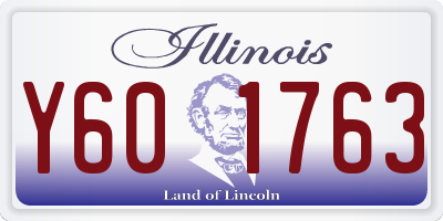 IL license plate Y601763