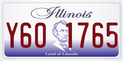 IL license plate Y601765