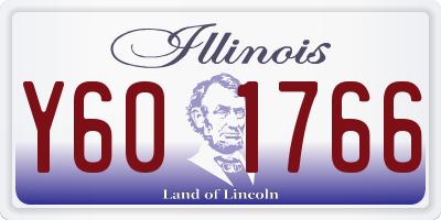 IL license plate Y601766