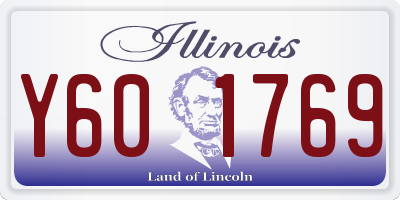 IL license plate Y601769