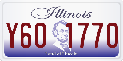 IL license plate Y601770