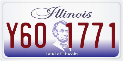 IL license plate Y601771