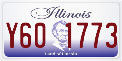 IL license plate Y601773