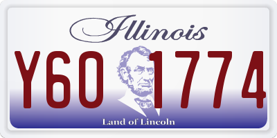 IL license plate Y601774
