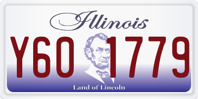 IL license plate Y601779