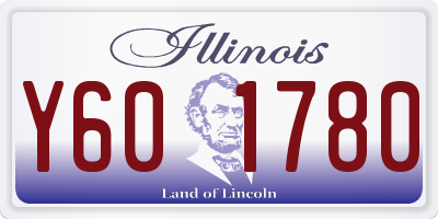 IL license plate Y601780