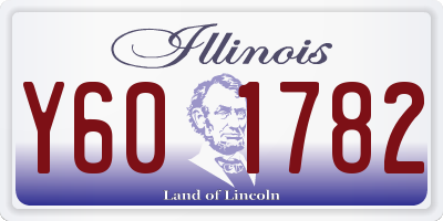 IL license plate Y601782