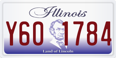 IL license plate Y601784