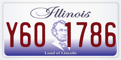 IL license plate Y601786