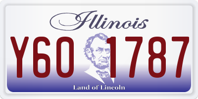 IL license plate Y601787