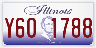 IL license plate Y601788