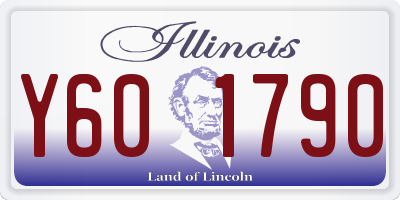 IL license plate Y601790