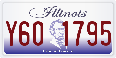 IL license plate Y601795