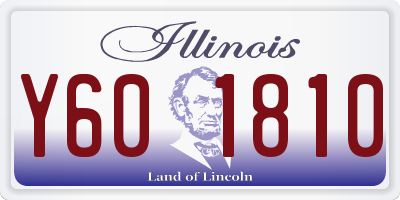 IL license plate Y601810